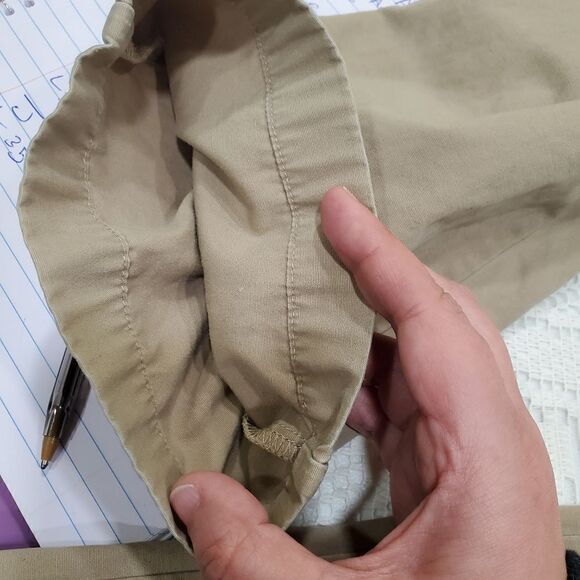 J.Crew Factory Men’s Classic Fit Chino Pants Beige Khaki 34x30 Casual Work - Picture 5 of 9